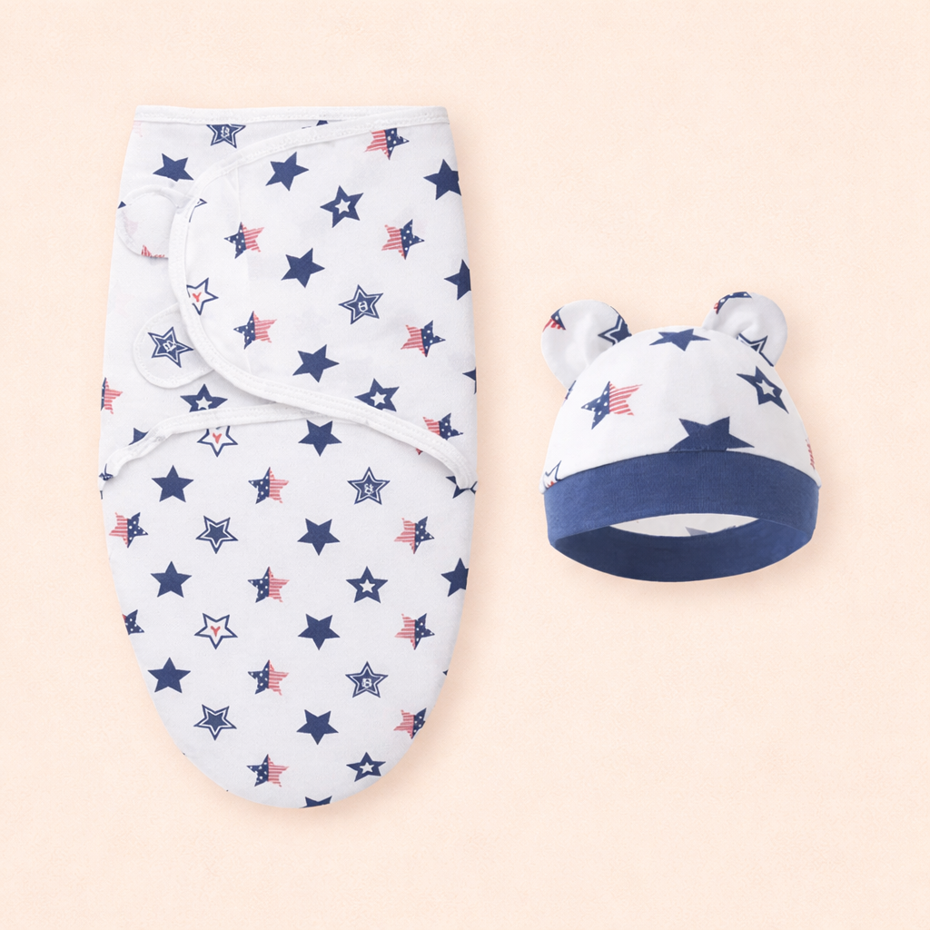 Couverture d’emmaillotage 100% coton