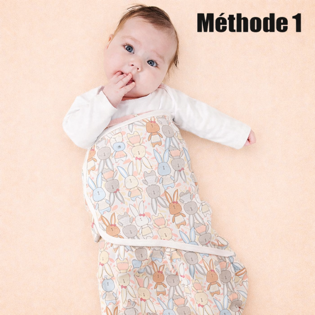 Couverture d’emmaillotage 100% coton