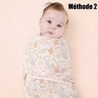 Couverture d’emmaillotage 100% coton