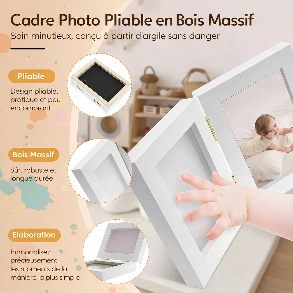 Kit d’empreintes personnalisé en bois