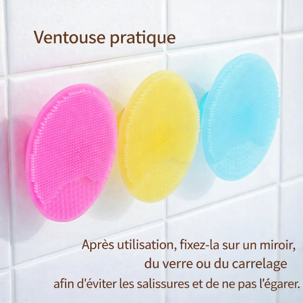 Brosse de bain en silicone
