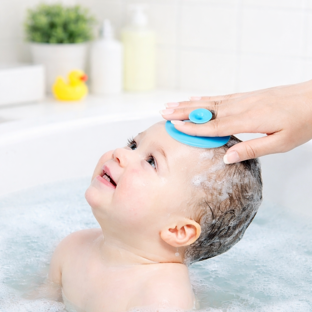 Brosse de bain en silicone