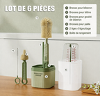 Ensemble de brosse portable