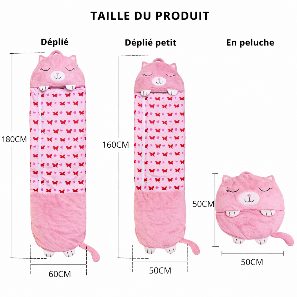 Sac de couchage enfant 2 en 1