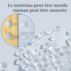 Lot de 5/10 verrous de sécurité pour placard