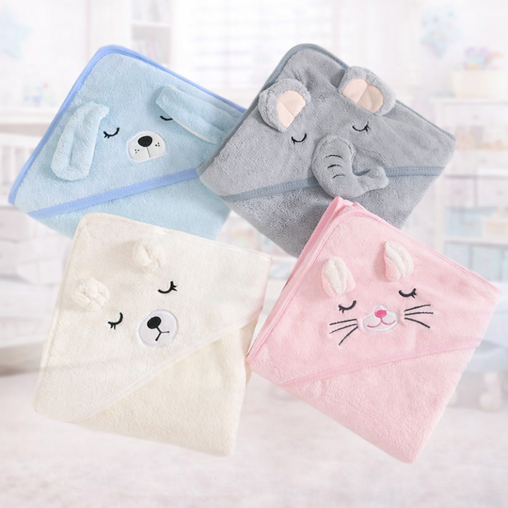 Serviette de bain à capuche