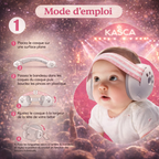Casque antibruit 2 en 1