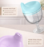 Verre à pied bec verseur 150ml