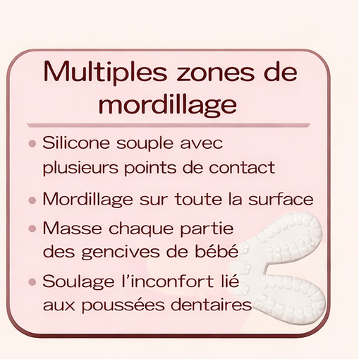 Anneau de dentition en silicone
