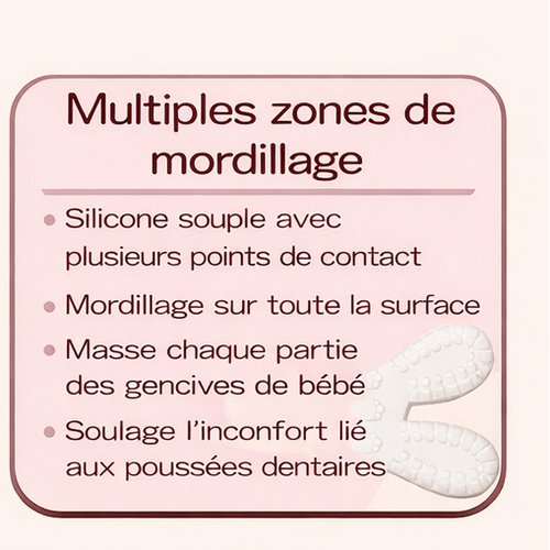 Anneau de dentition en silicone