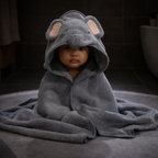 Serviette de bain à capuche