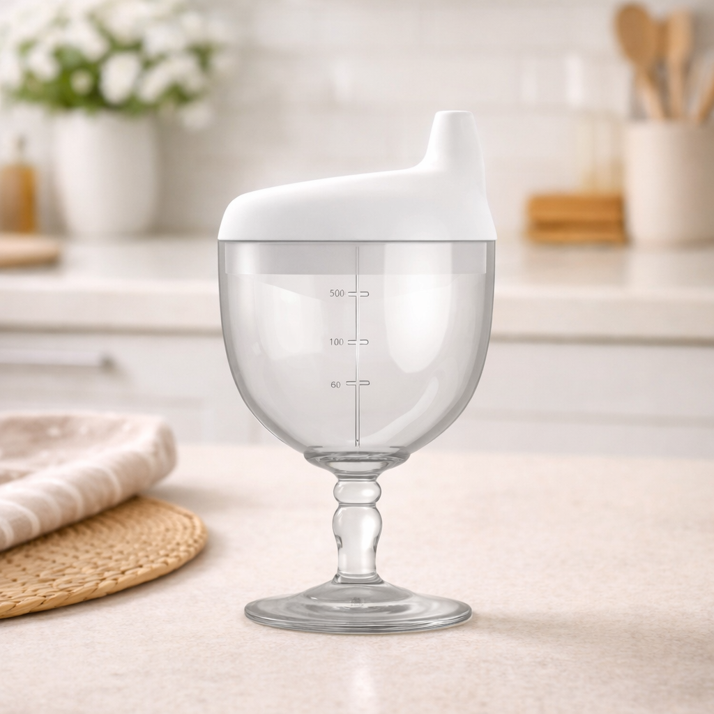 Verre à pied bec verseur 150ml