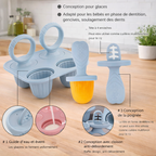 Moule à glaces de dentition en silicone alimentaire