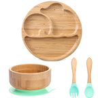 Set Repas 4 Pièces en bambou