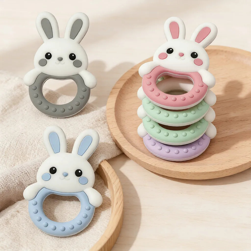 Anneau de dentition en silicone