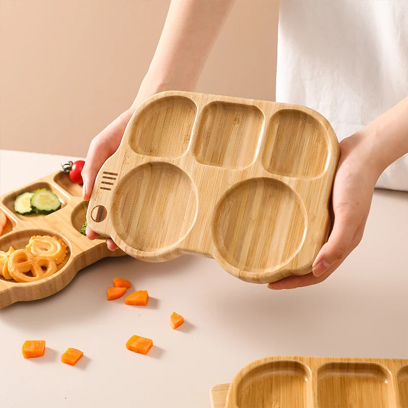 Set Repas 4 Pièces en bambou