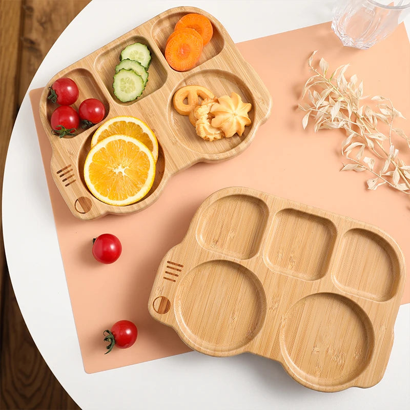 Set Repas 4 Pièces en bambou