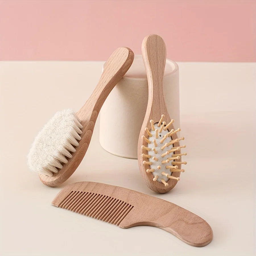 Ensemble de soins quotidiens en bois