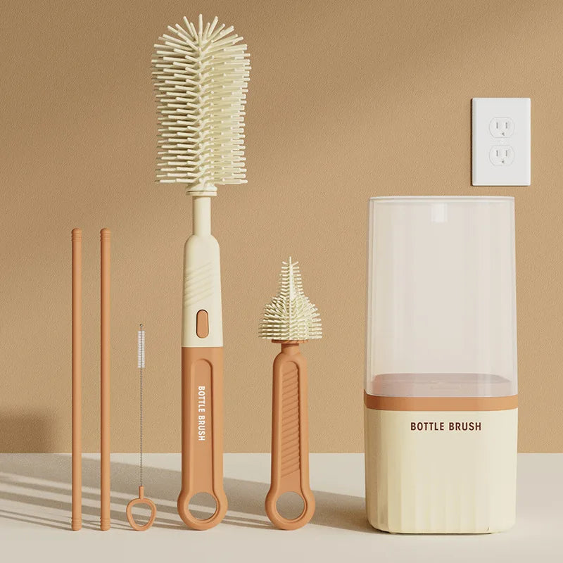 Ensemble de brosse portable