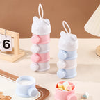Boîte doseuse de lait en poudre – 4 compartiments portable
