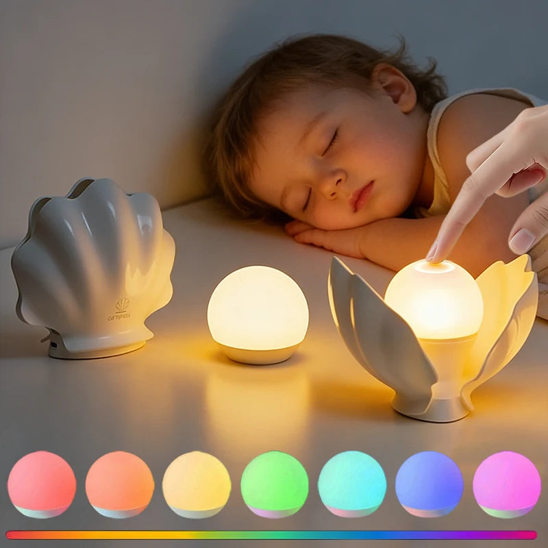 Veilleuse Coquillage en Silicone