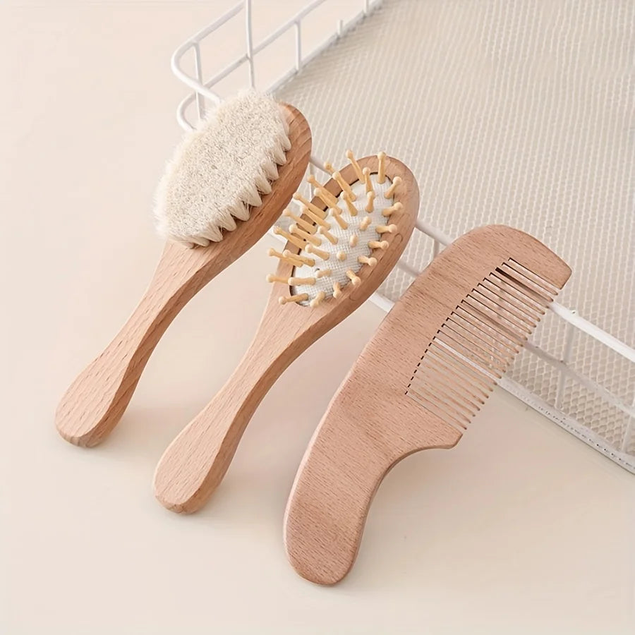 Ensemble de soins quotidiens en bois