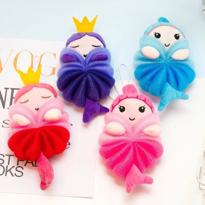 Brosse de bain Kawaii bébé sirèn
