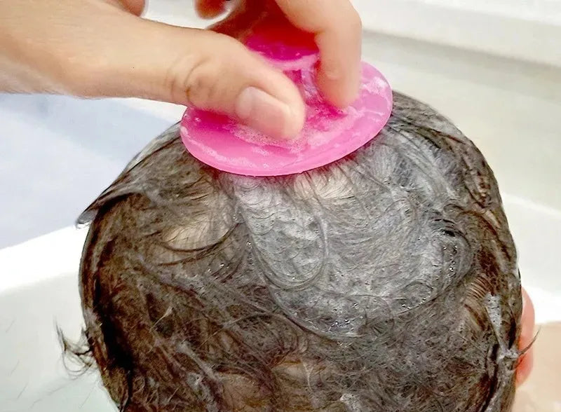 Brosse de bain en silicone