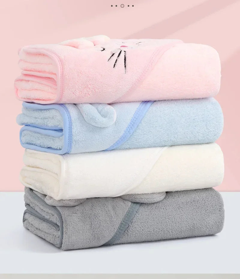 Serviette de bain à capuche